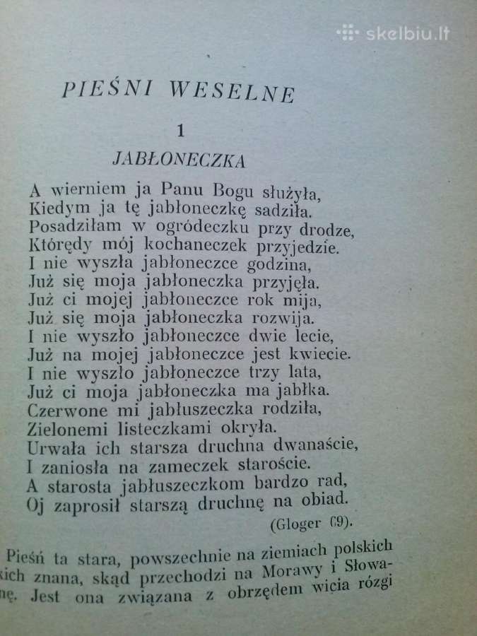 Knyga.piesni Polskie ludowe.1925 m. - nuotraukos Nr. 11