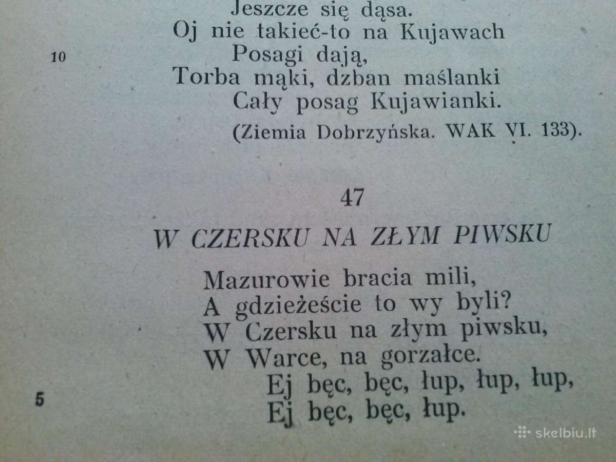 Knyga.piesni Polskie ludowe.1925 m. - nuotraukos Nr. 15