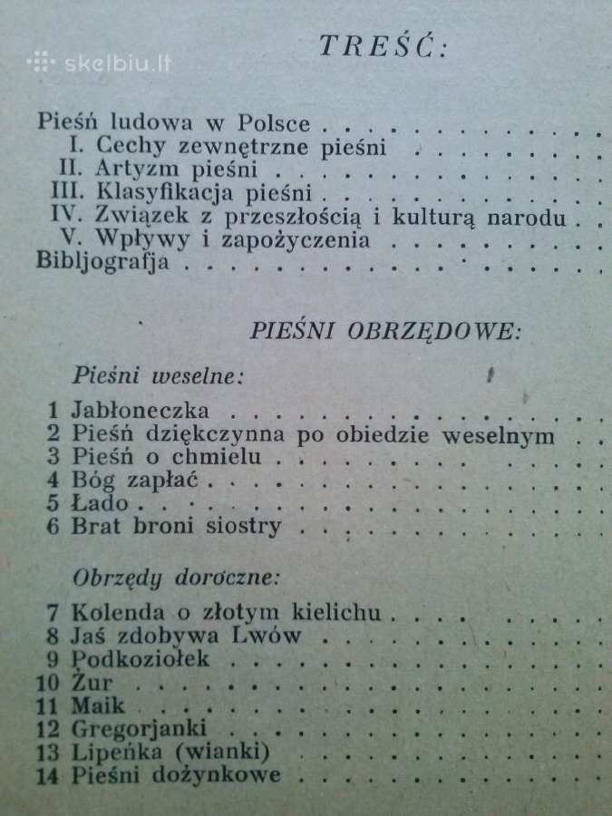 Knyga.piesni Polskie ludowe.1925 m. - nuotraukos Nr. 19