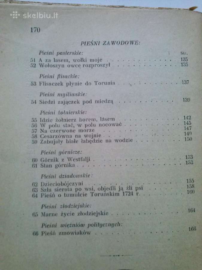 Knyga.piesni Polskie ludowe.1925 m. - nuotraukos Nr. 21