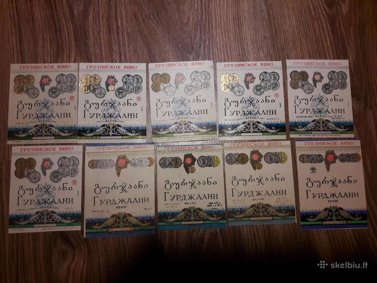 Senos alkoholio etiketės -Gruzija - nuotraukos Nr. 3