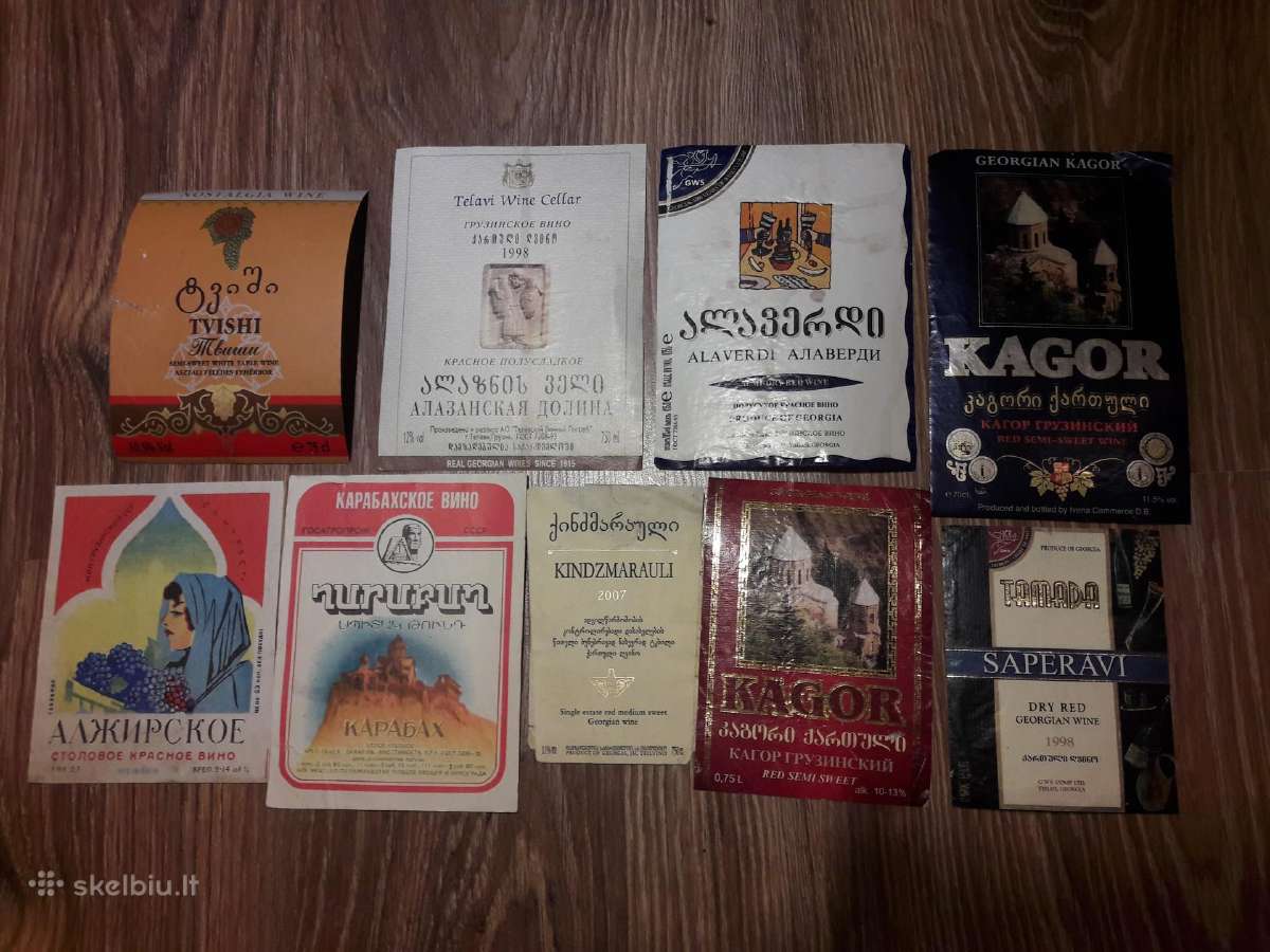 Senos alkoholio etiketės -Gruzija - nuotraukos Nr. 12