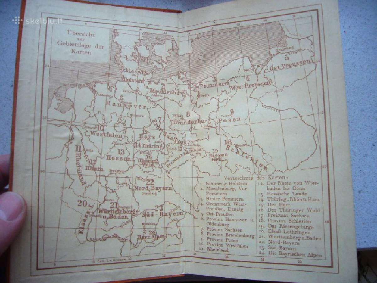 Taschen Atlas vom Deutschen Reich žemėlapiai - nuotraukos Nr. 2