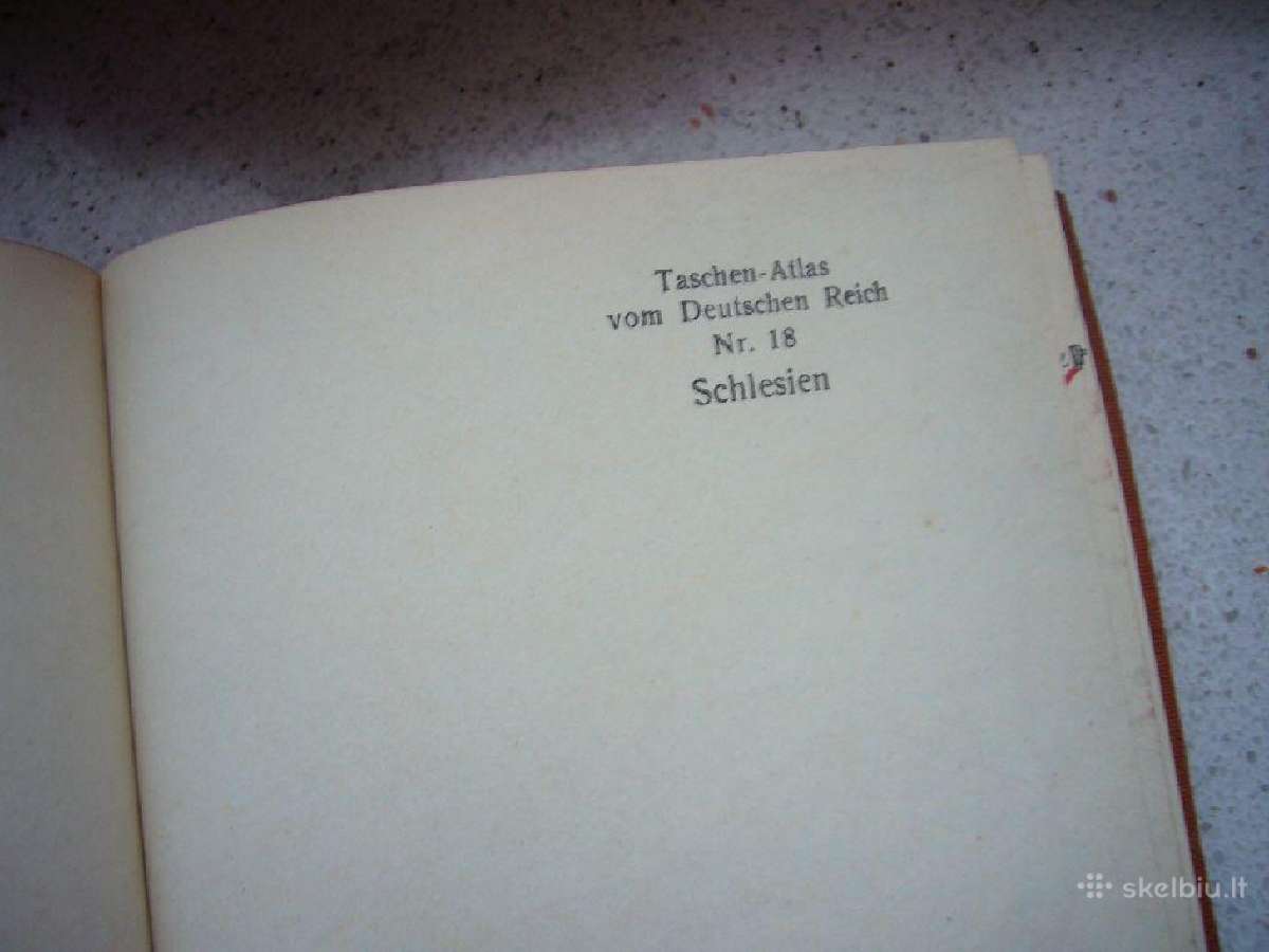 Taschen Atlas vom Deutschen Reich žemėlapiai - nuotraukos Nr. 4