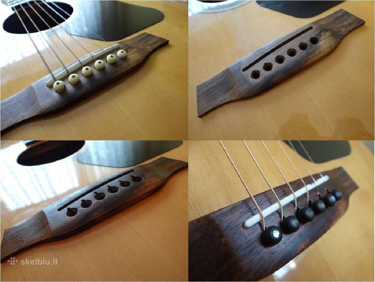 Akustines gitaros igarsinimas, aksesuarai, priedai - nuotraukos Nr. 12