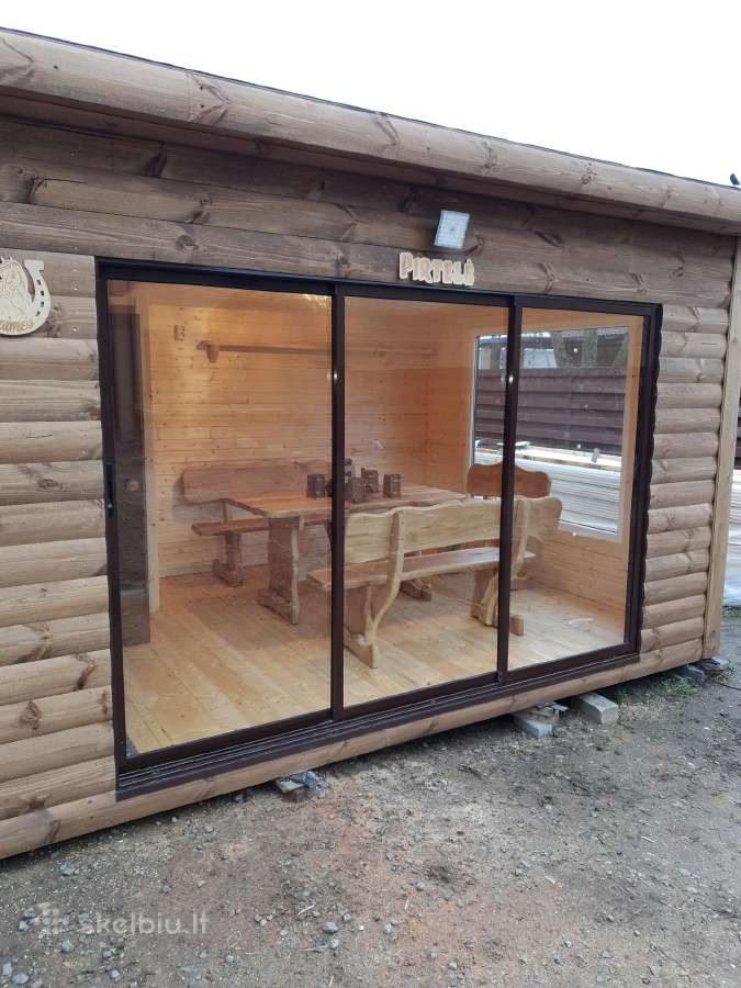 Pirtys sodo nameliai pavėsinės sandėliukai - nuotraukos Nr. 13