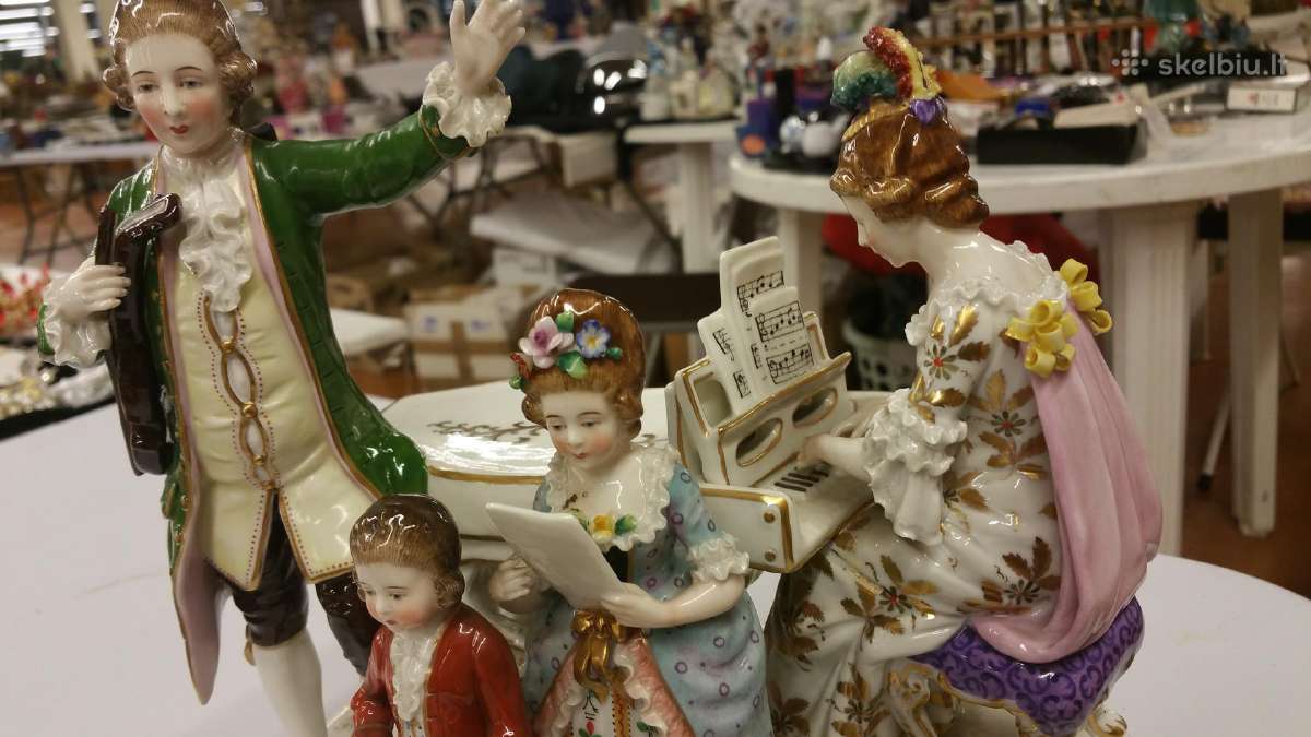 Kolėkcinė Sitzendorf gamyklos statulėlė kaina 450 - nuotraukos Nr. 2