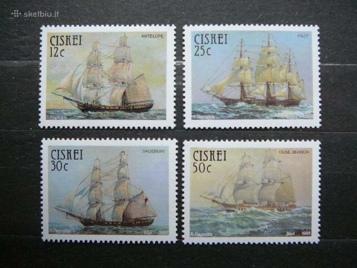 Laivai Burlaiviai Ciskei 1985 svarus csk302