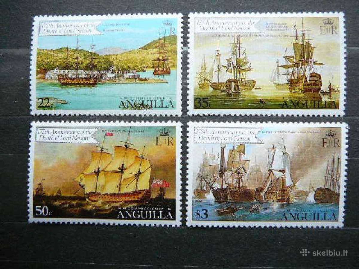 Burlaiviai Laivai Anguilla svarus alb306