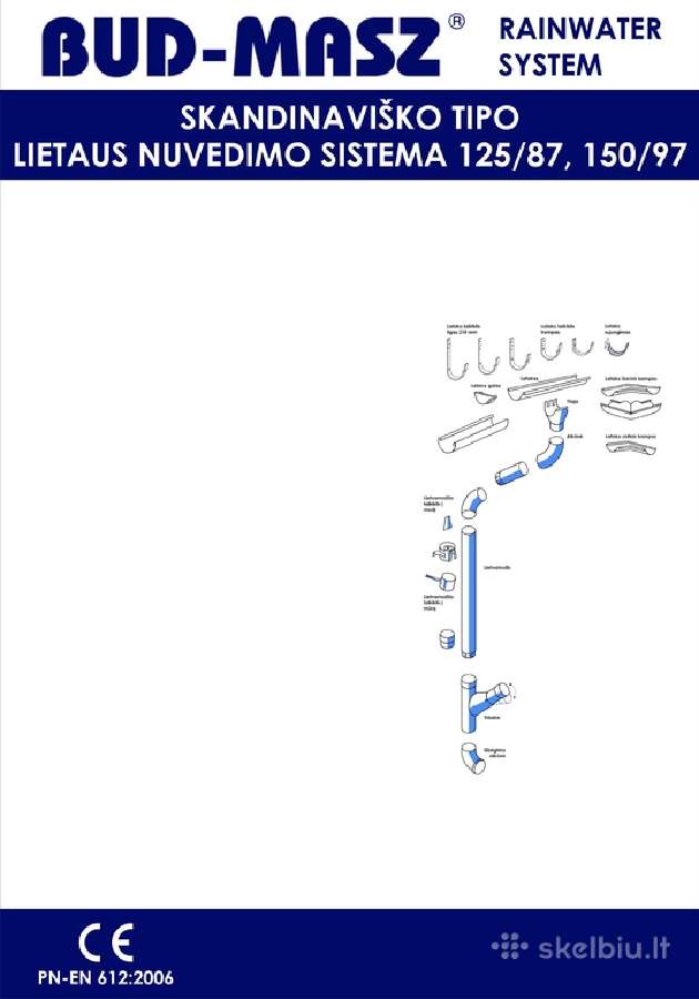 Skardos lankstiniai, lietvamzdžiai, tvoros - nuotraukos Nr. 15