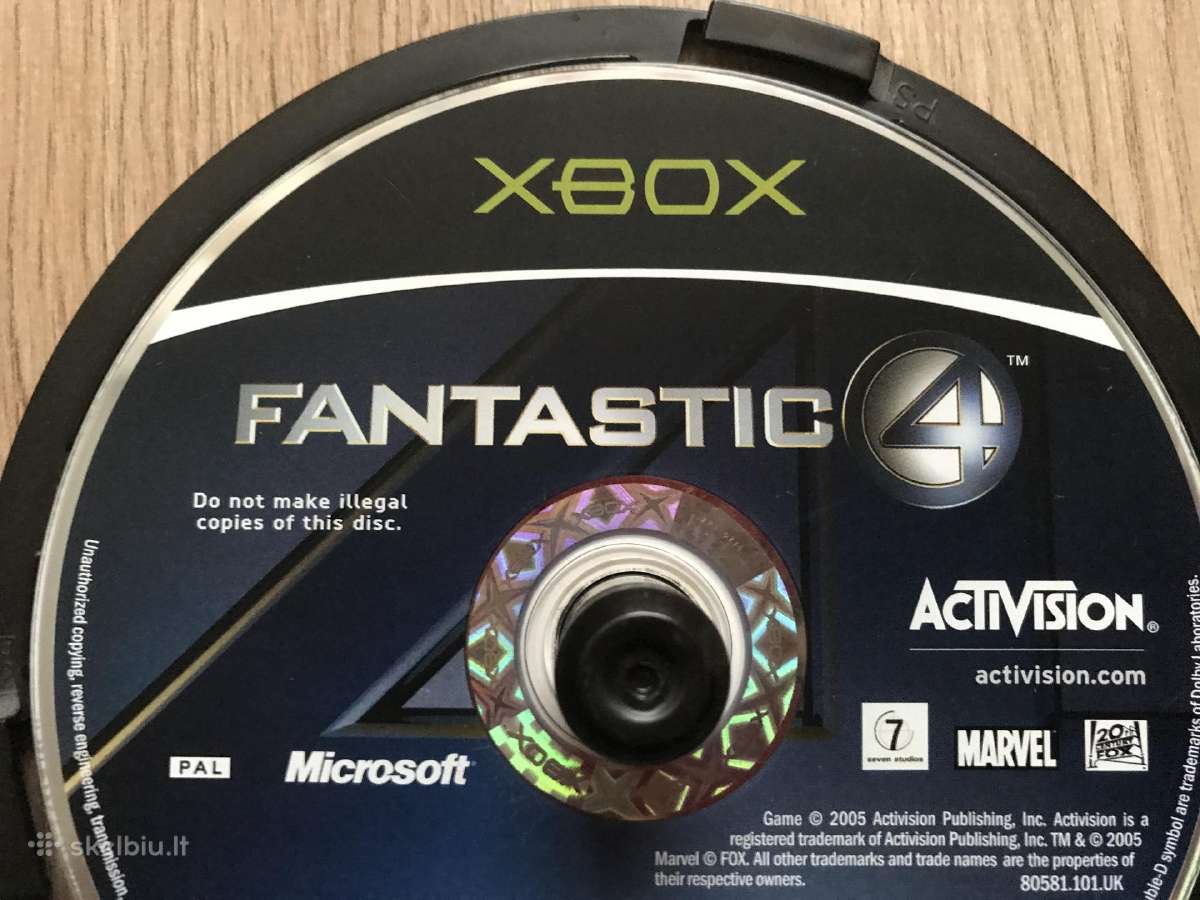 Xbox 360, Fantastic 4 zaidimas - nuotraukos Nr. 2