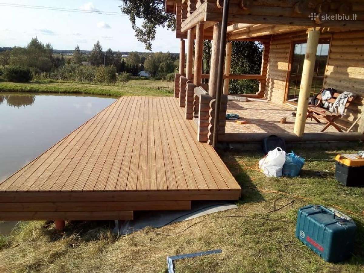 Stoginės . Terasų montavimas.terasos nuo 60 eu/m2 - nuotraukos Nr. 5