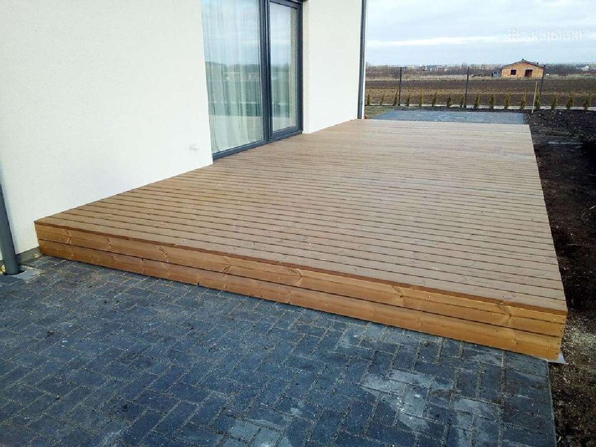 Stoginės . Terasų montavimas.terasos nuo 60 eu/m2 - nuotraukos Nr. 7