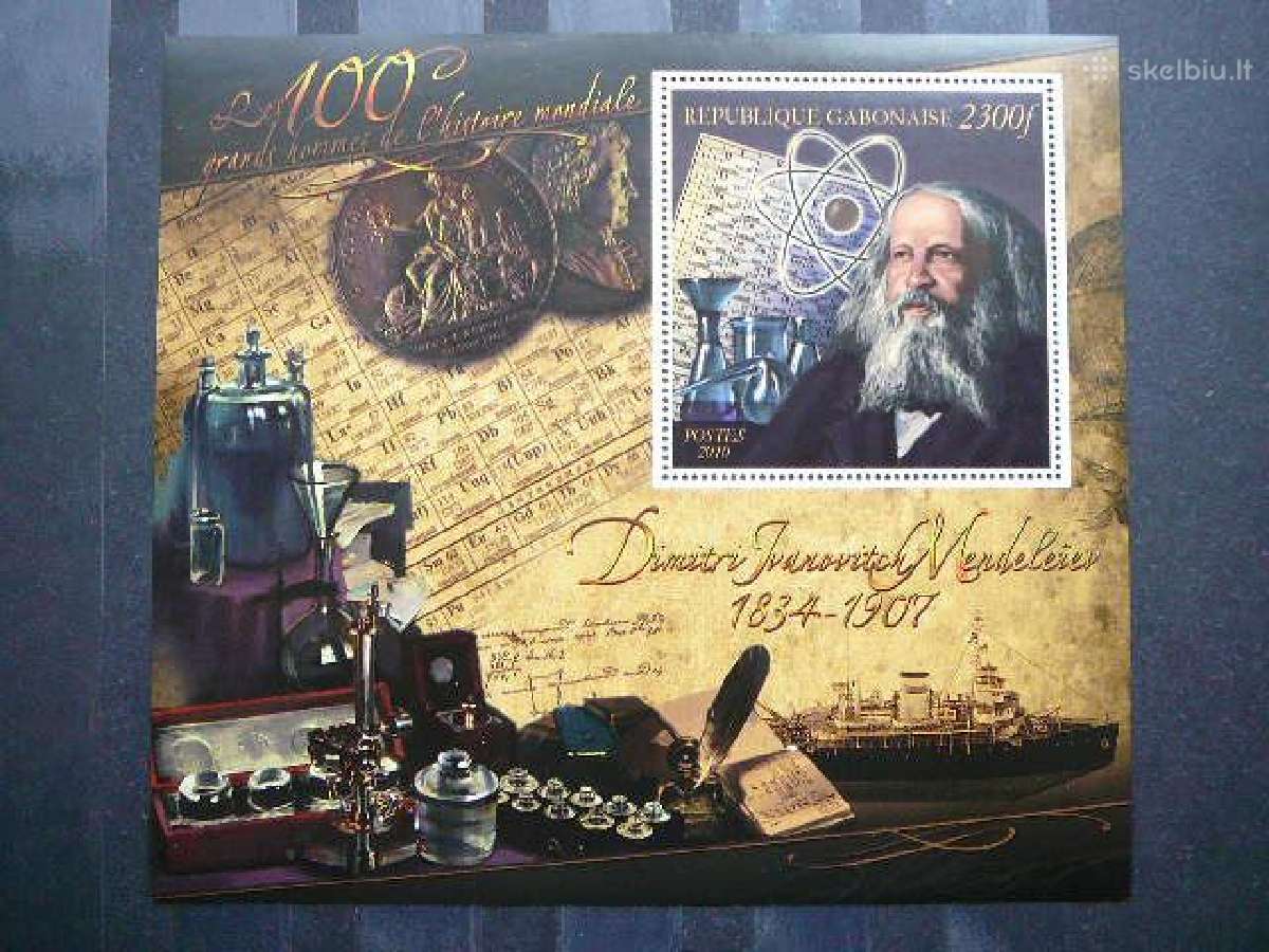 Izymus zmones D. Mendelejev svarus gb1310a/b