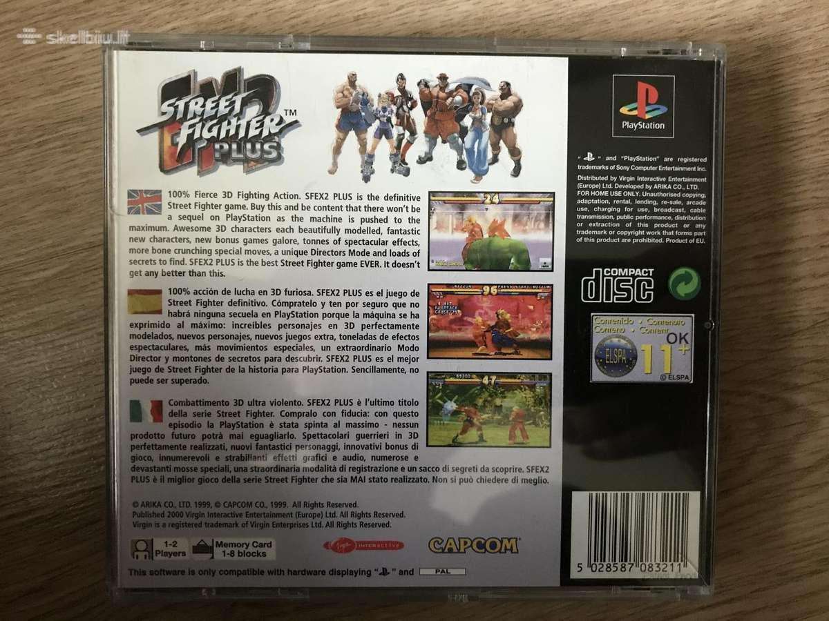 Žaidimas - Ps1 Street fighter ex2 plus pal - nuotraukos Nr. 2
