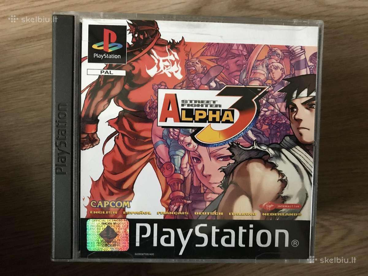 Ps1 Street fighter alpha 3, pal.
