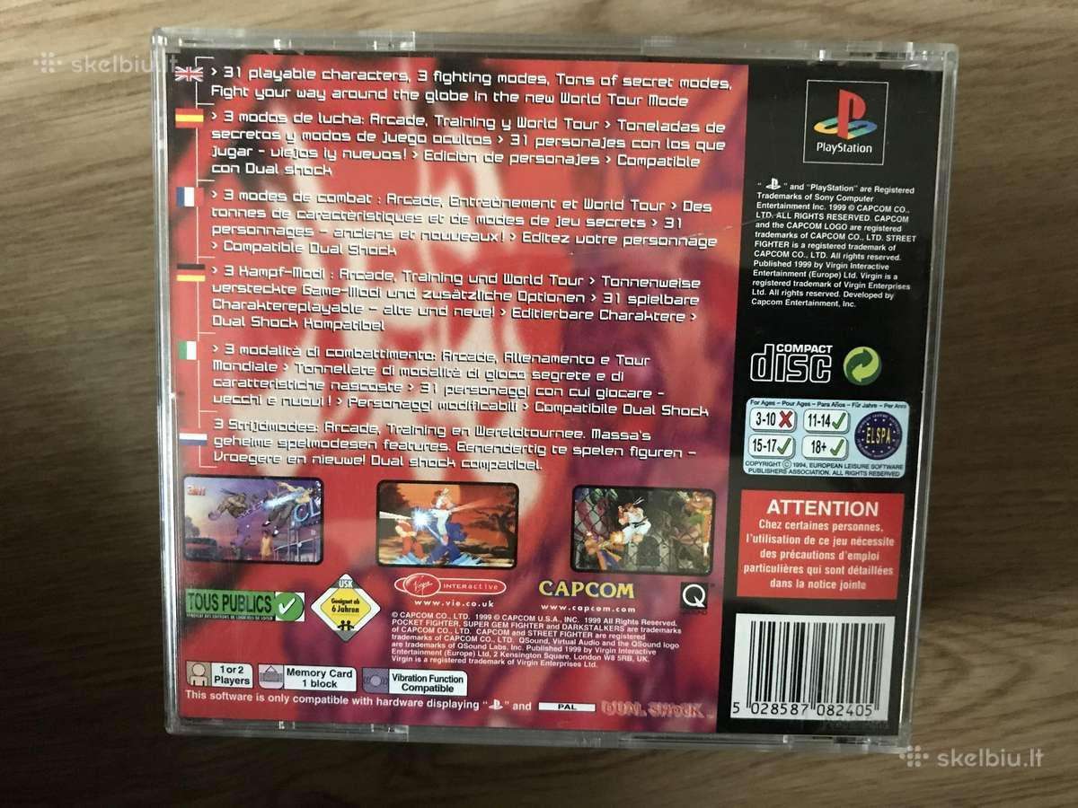 Ps1 Street fighter alpha 3, pal. - nuotraukos Nr. 2