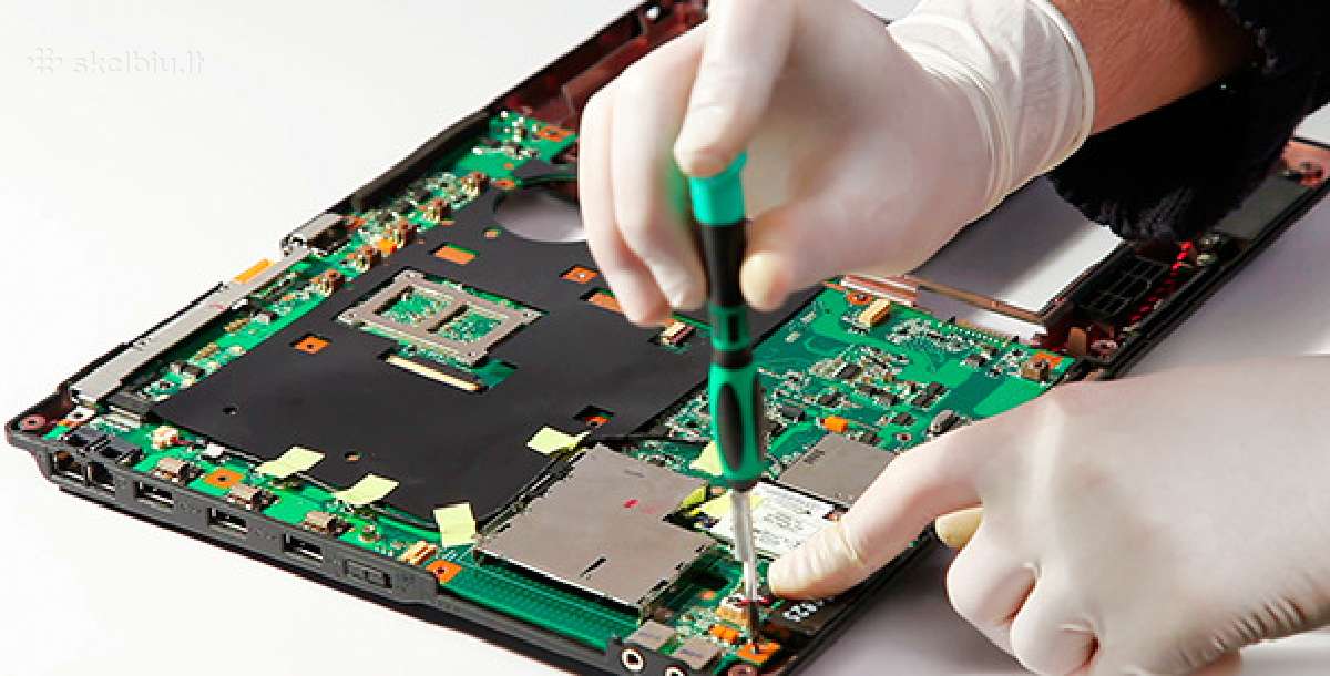 Notebooku pc/MacBook remontas baterija ekranas SSD