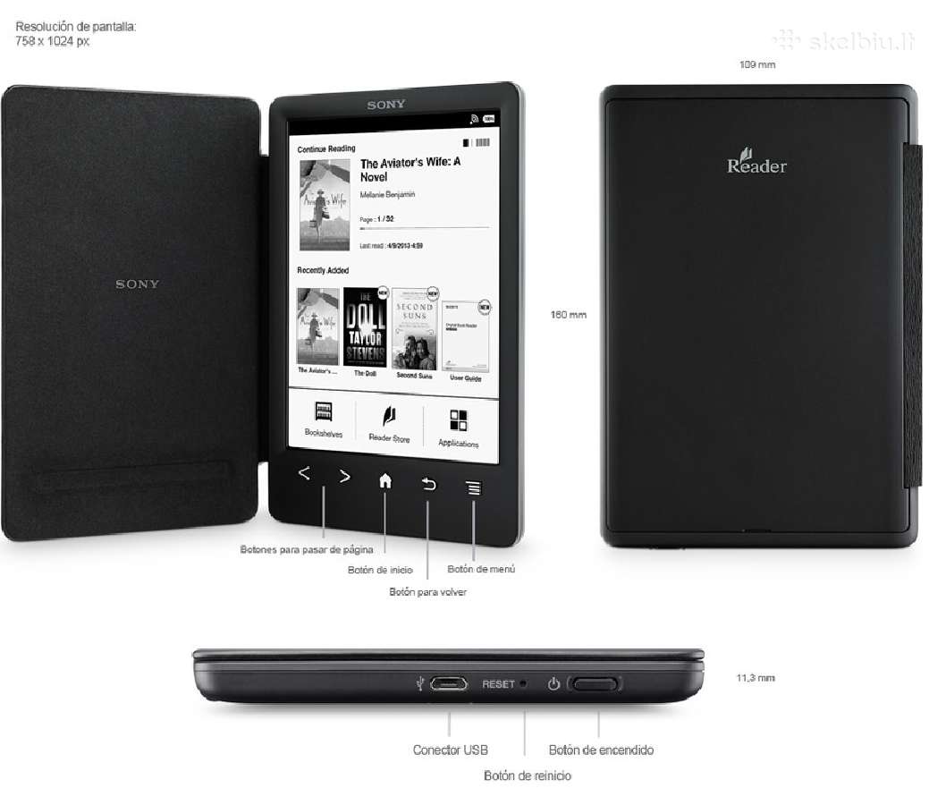 Pocketbook Verse Lite 6" 8gb Elektroninė skaityklė - nuotraukos Nr. 3