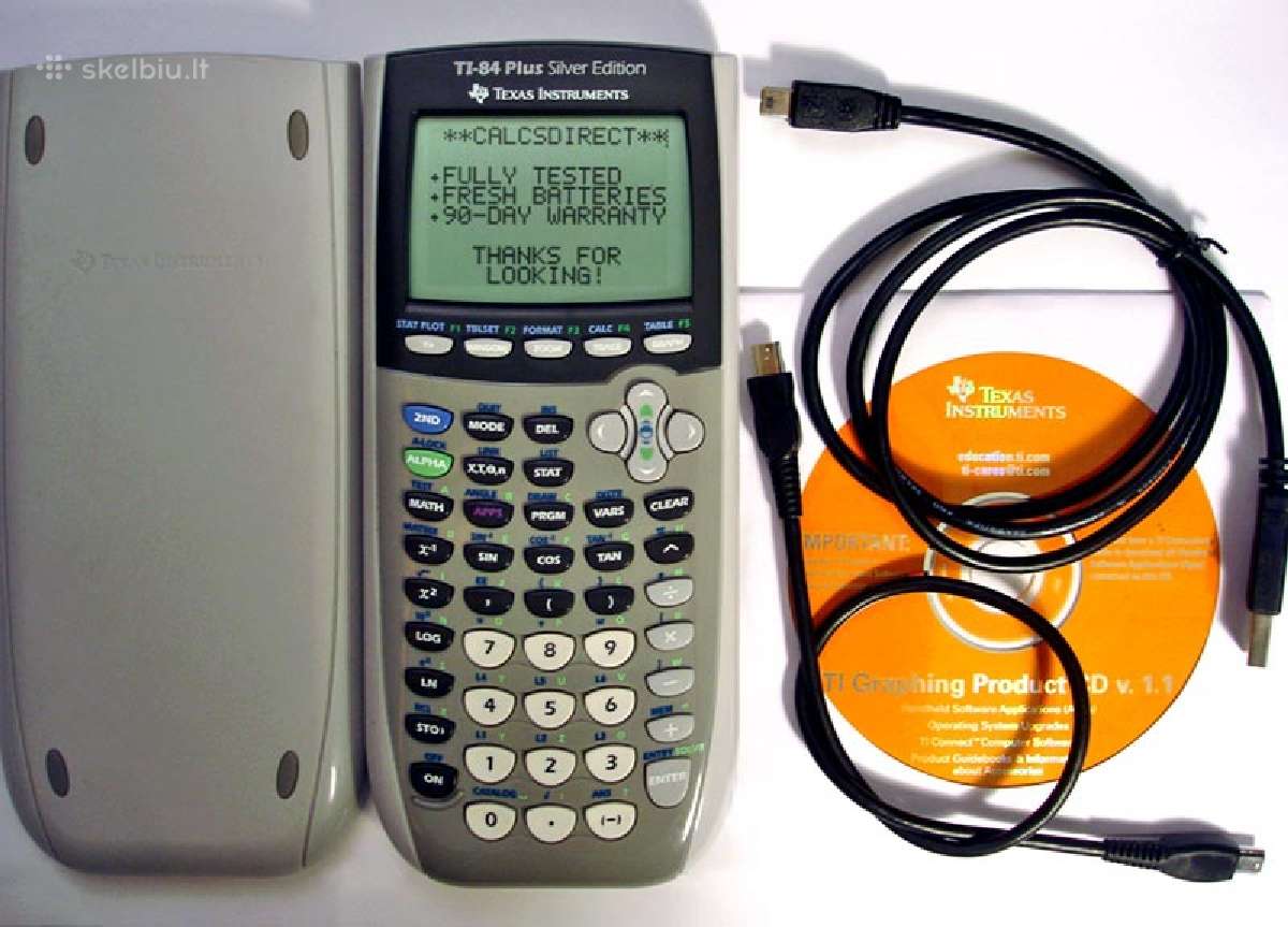 Texas Ti-84 Plus CE-t kalkuliatorius Pythonedition - nuotraukos Nr. 3