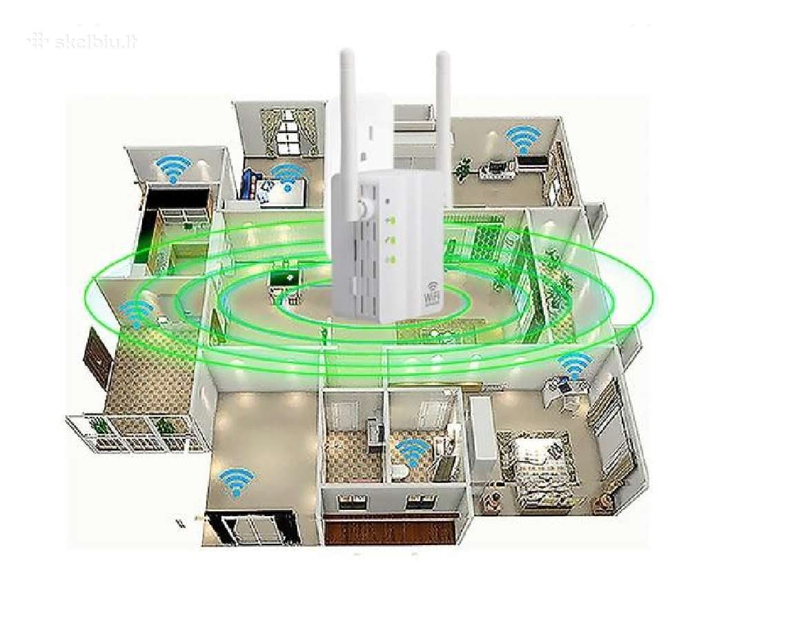 WiFi Repeater kartotuvas stiprintuvas router - nuotraukos Nr. 2