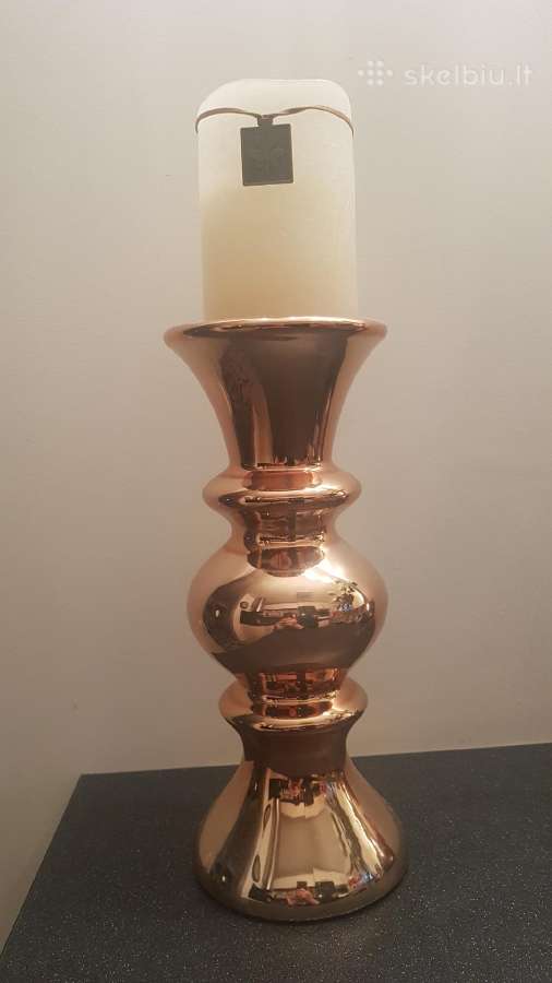 Keramikinė žvakidė su LED žvake