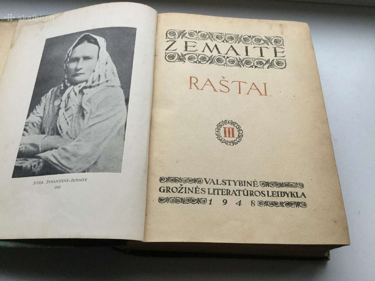 Žemaitė. Raštai.