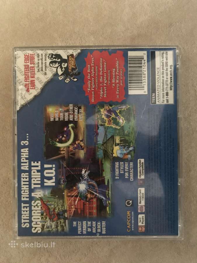 Street Fighter Alpha 3 (Sony Playstation 1) -Ntsc - nuotraukos Nr. 10