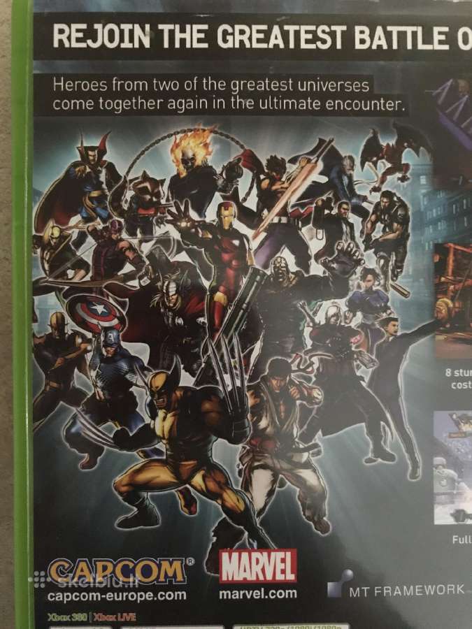 Parduodu xbox360 zaidima Ultimate marvel vs capcom - nuotraukos Nr. 9