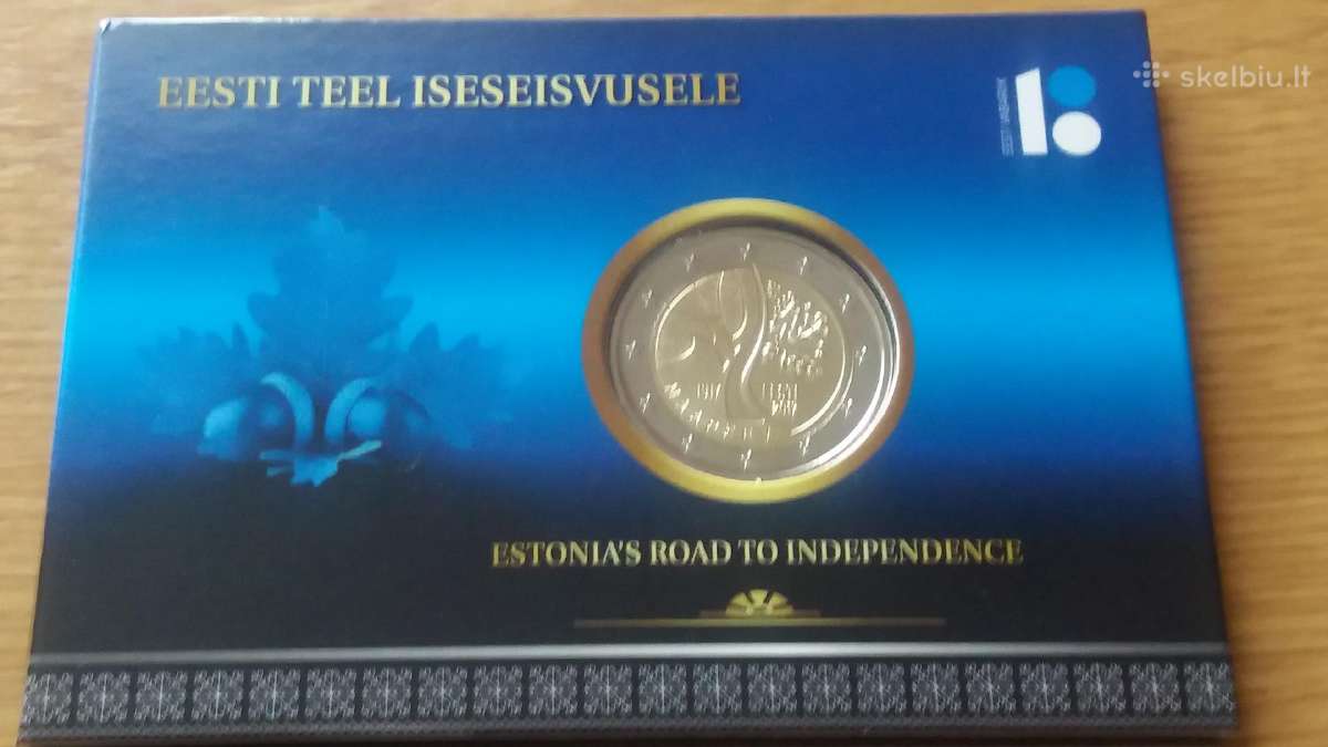 Estijos moneta kortelėje