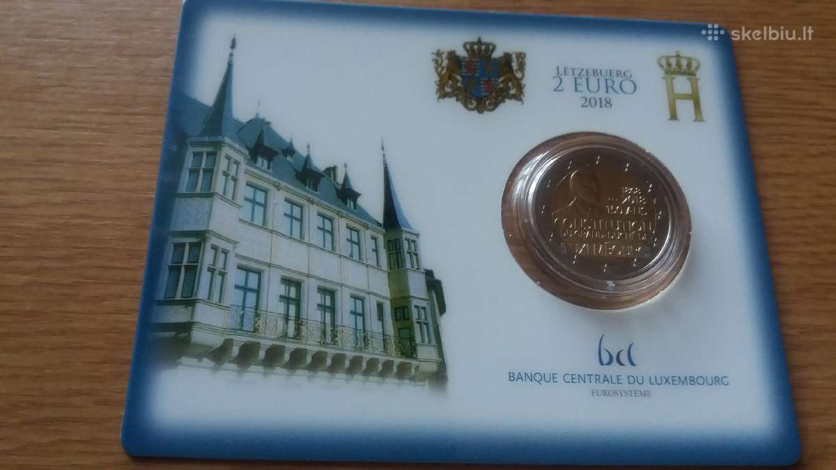 Super reta Liuksemburgo moneta kortelėje!