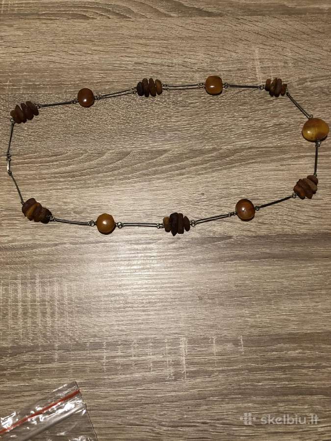 Tarybiniai gintariniai karoliai - nuotraukos Nr. 3