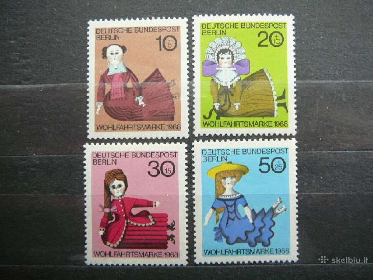 Leles Vokietija (Berlynas) 1968 svarus br322