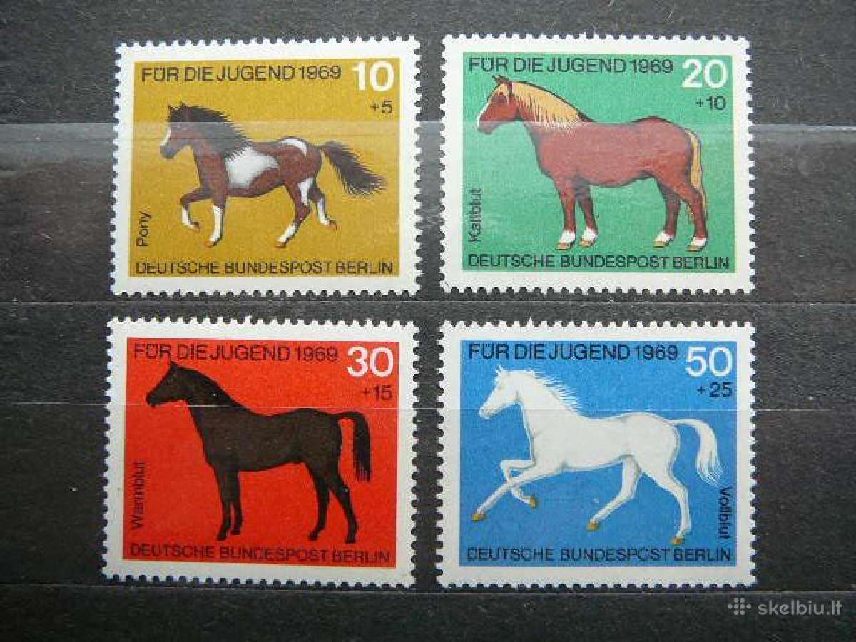 Arkliai Vokietija (Berlynas) 1969 svarus br326
