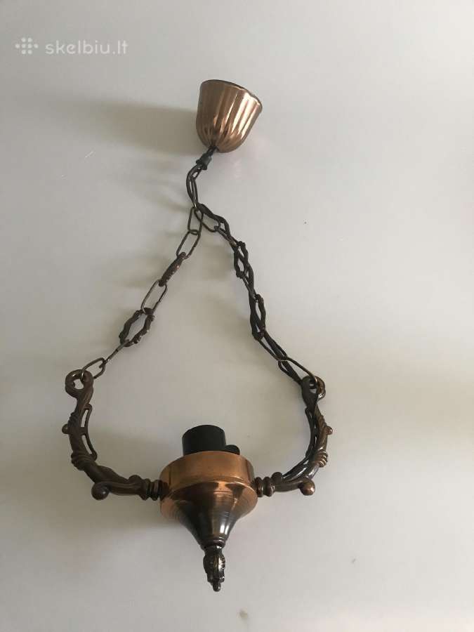 Lubinis vintažinis metalinis šviestuvas - nuotraukos Nr. 2