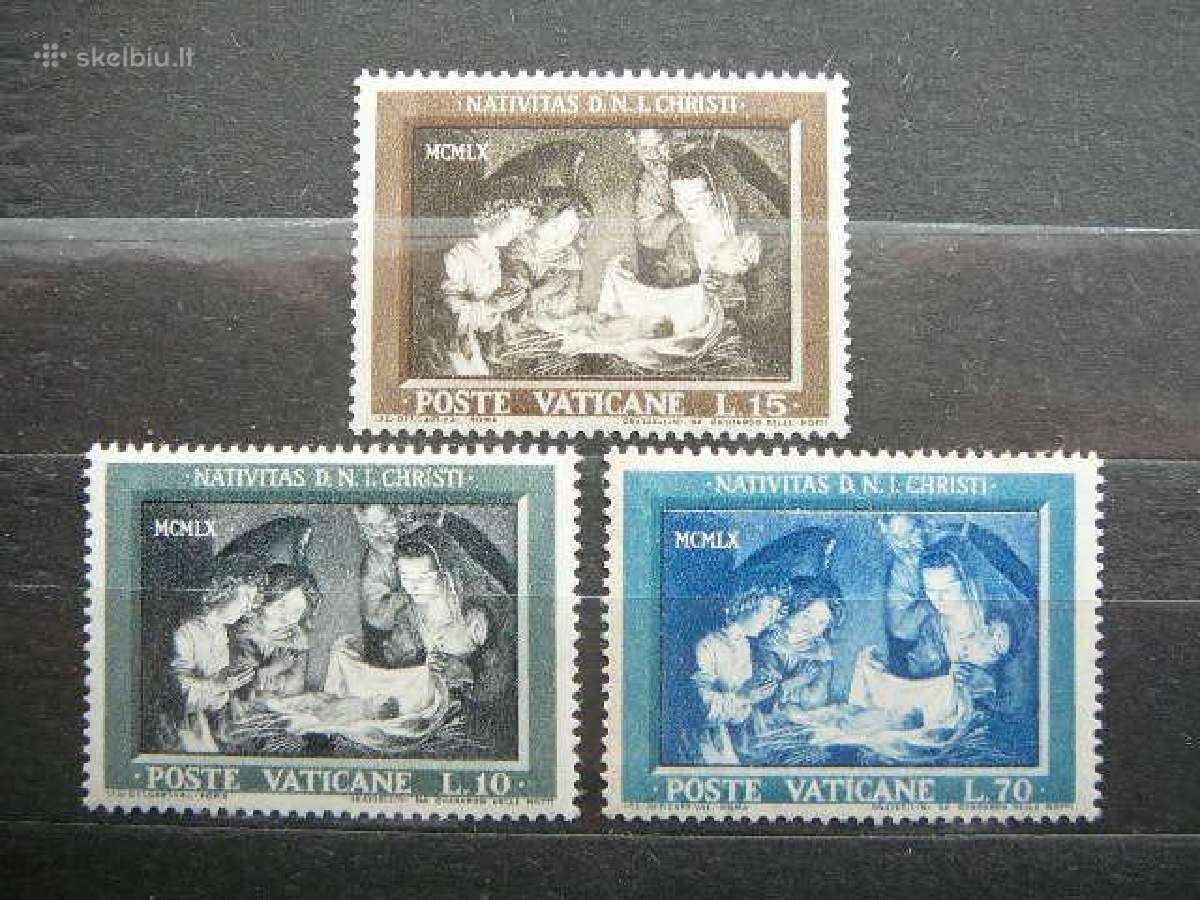 Daile Sventos Kaledos Vatikanas 1960 mnh vt603