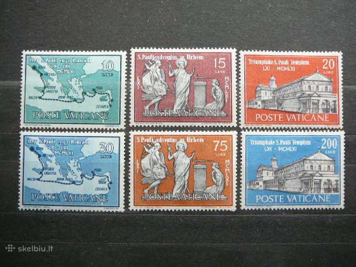 Sventas Paulius Vatikanas 1961 mnh vt613
