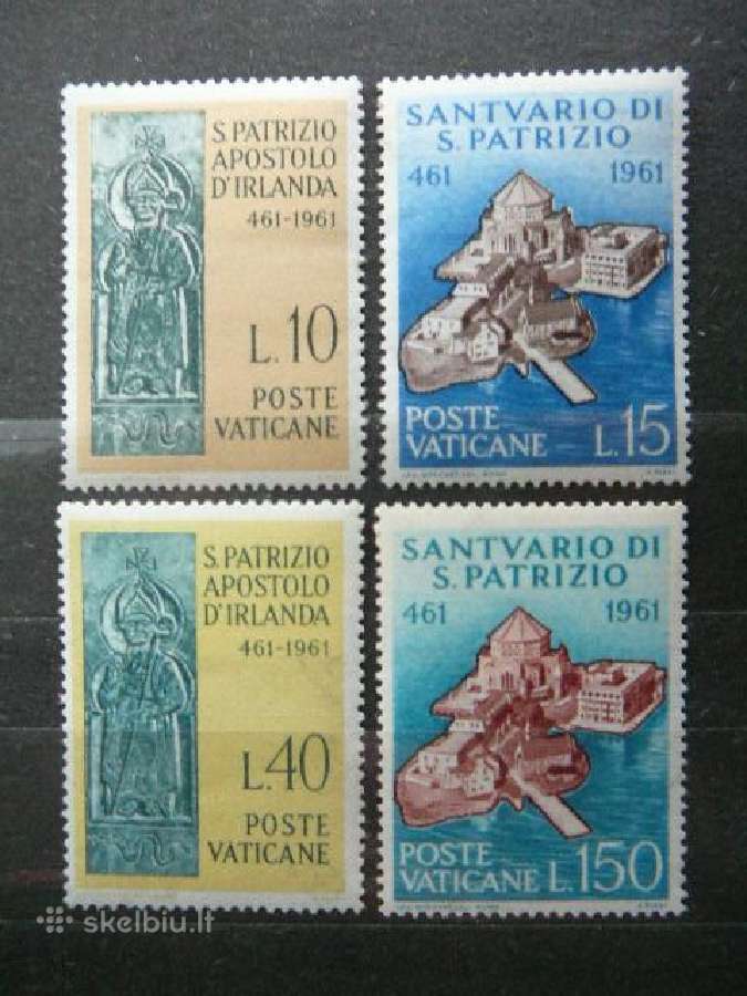 Sventas Patrikas Vatikanas 1961 mnh vt615