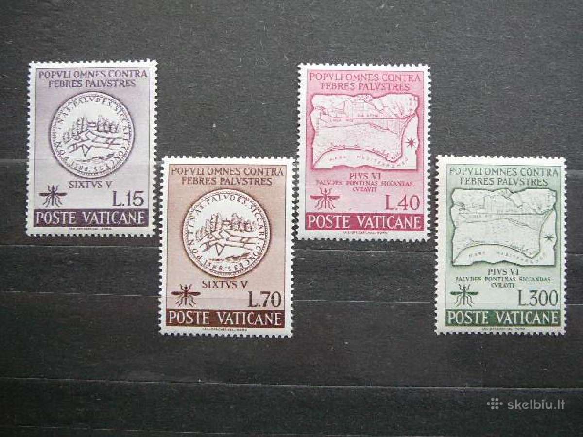 Pries maliarija Vatikanas 1962 mnh vt621