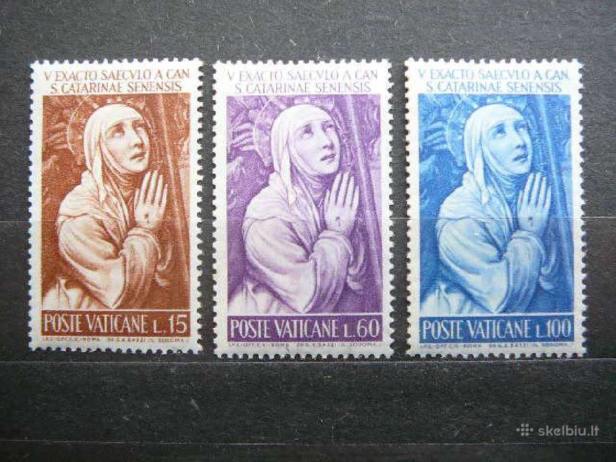 Sventoji Katerina Vatikanas 1962 mnh vt623