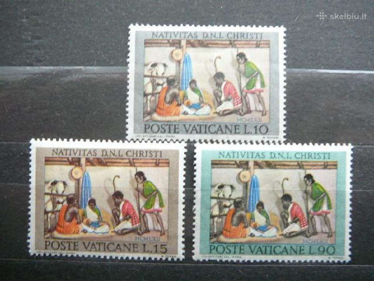 Sventos Kaledos Vatikanas 1962 mnh vt627