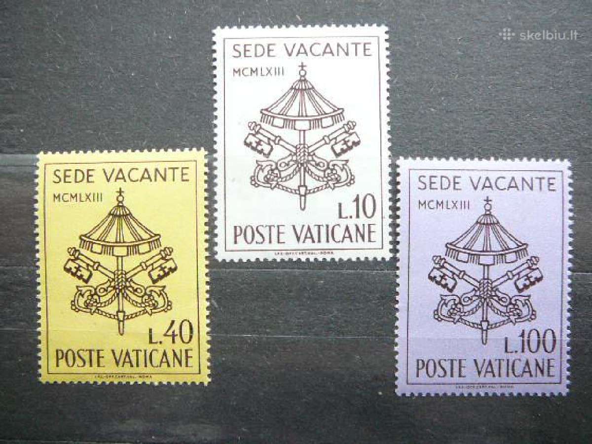 Popiezius Herbai Vatikanas 1963 mnh vt633