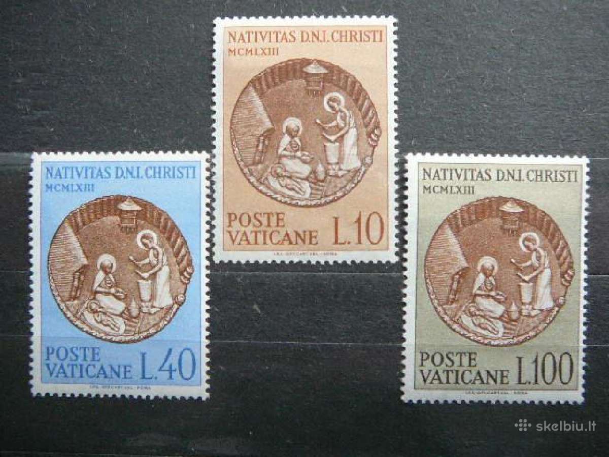 Sventos Kaledos Vatikanas 1963 mnh vt636