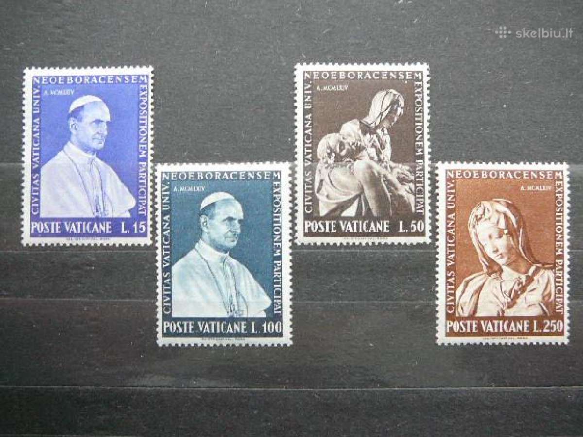 Daile Popiezius Vatikanas 1964 mnh vt643