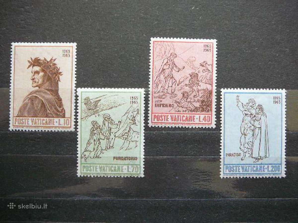 Poetas D. Aligieri Vatikanas 1965 mnh vt652