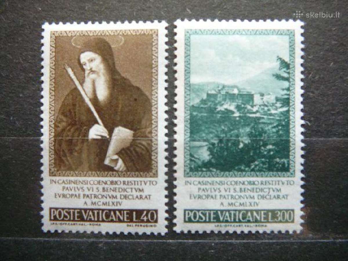 Sventasis Benediktas Vatikanas 1965 mnh vt653