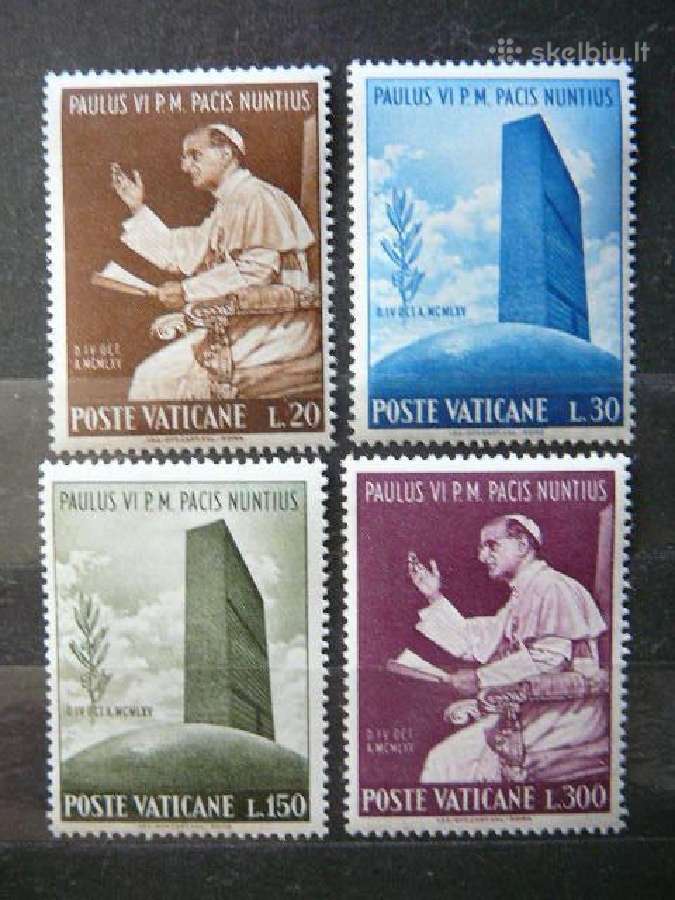 Popiezius Sno Vatikanas 1965 mnh vt654