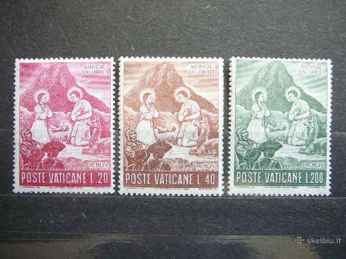Sventos Kaledos Vatikanas 1965 mnh vt655
