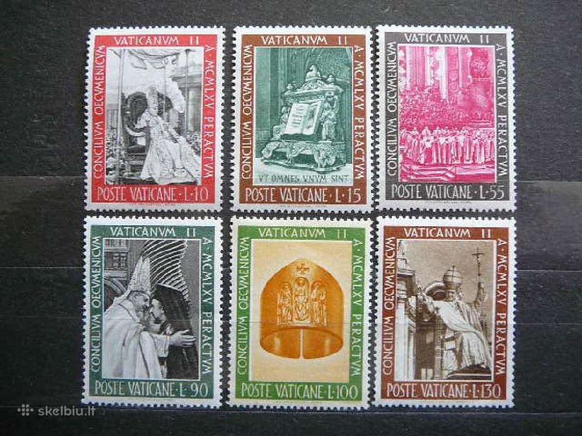 Popiezius Vatikanas svarus mnh vt663