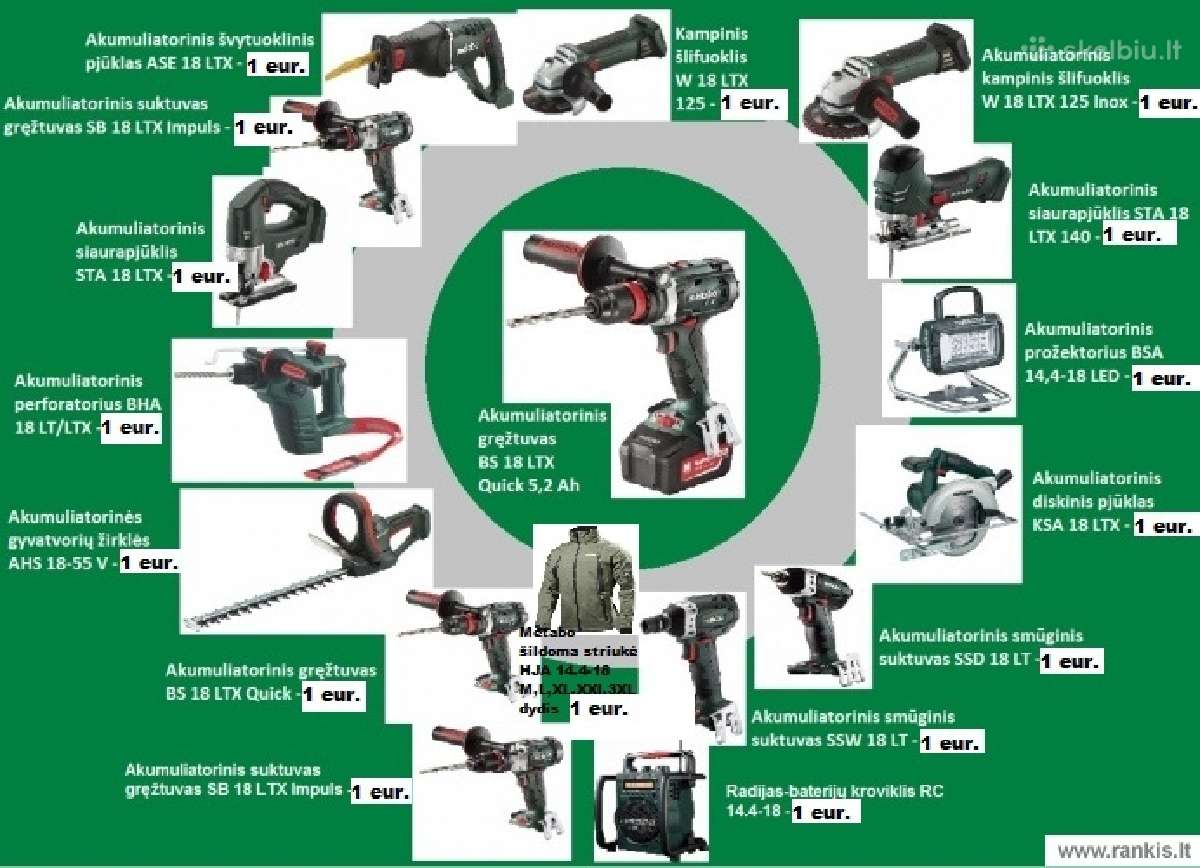 Makita, dewalt, bosch ir kiti akum komplektai - nuotraukos Nr. 8